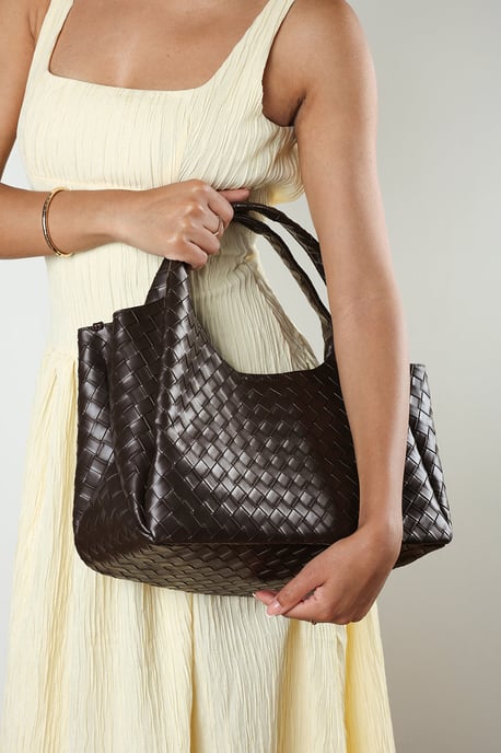 Wheres That From Womens Harella Woven Tote Bag - Image 1