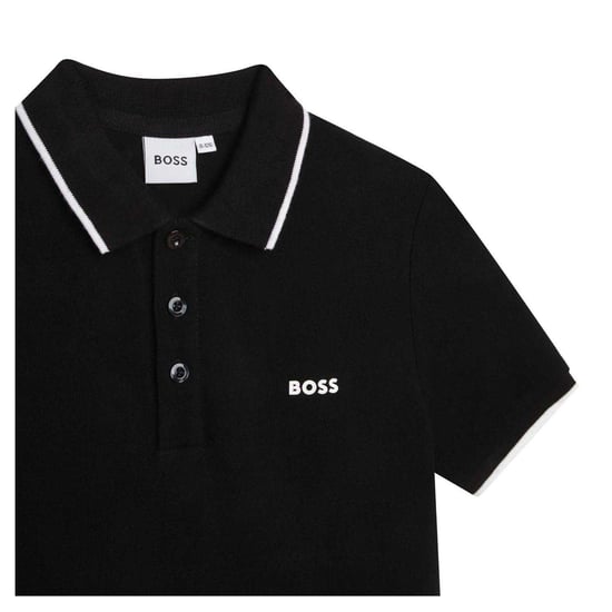 Boss Polo shirt met korte mouwen voor kinderen/Kinderen (Zwart) - Image 3