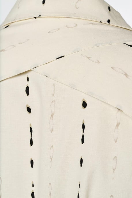 Lexie Print Tuniek Offwhite / Zwart - Image 5