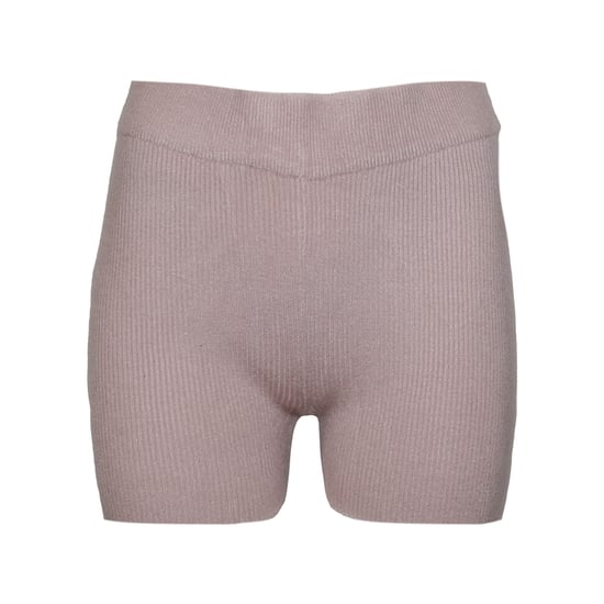 Brave Soul Ribgebreide korte broek dames/dames (Stoffig Roze) - Image 2