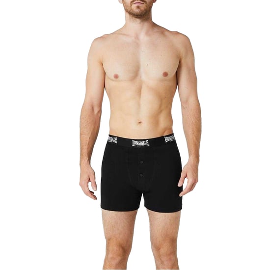 Lonsdale Boxershorts voor heren (Set van 2) (Zwart) - Image 1