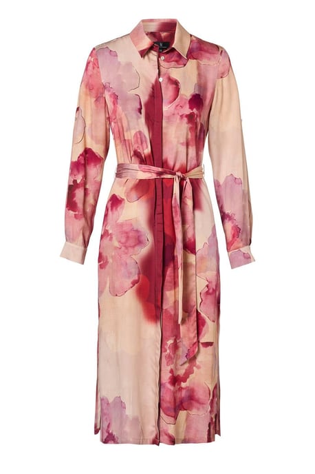 Bowie Print Jurk Roze - Image 2