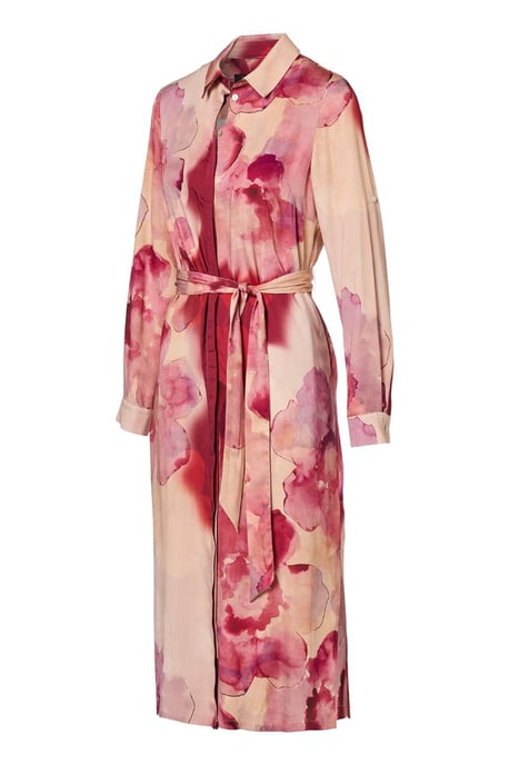 Bowie Print Jurk Roze - Image 3