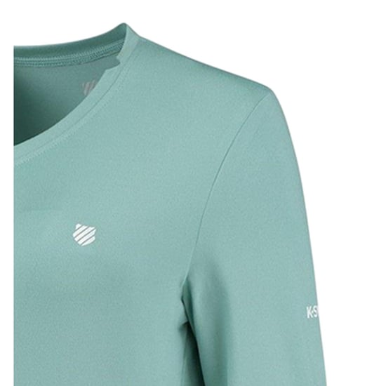 K-Swiss Hypercourt Logo Regular T-shirt för damer (Blå) - Image 4