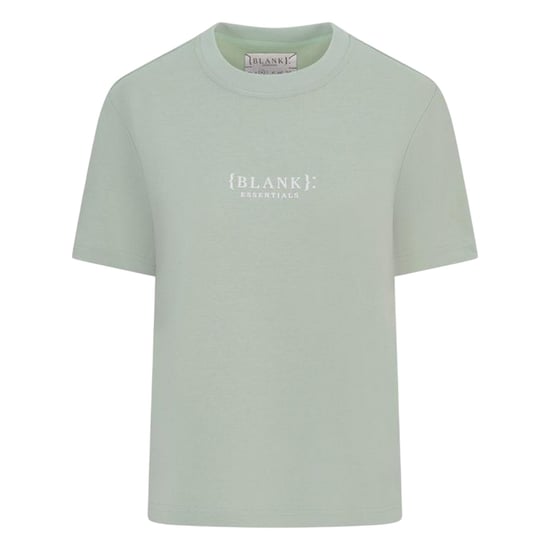 Blank Essentials Womens/Ladies Essentials Logo Boyfriend T-Shirt (Sage Green) - Image 2