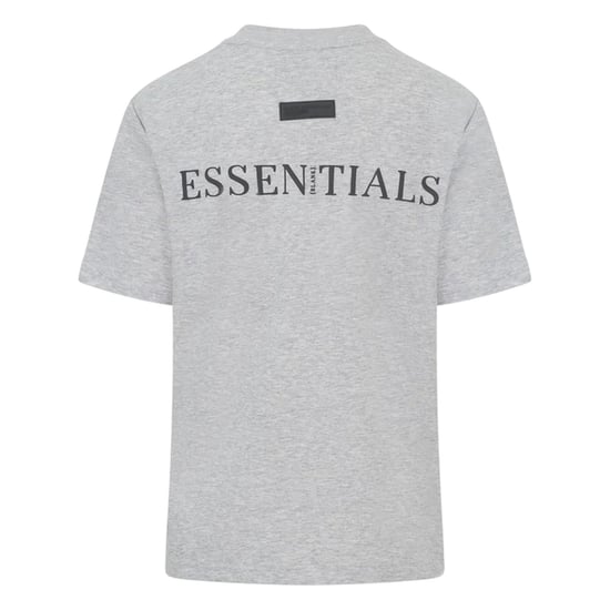 Blank Essentials Womens/Ladies Essentials Logo Boyfriend T-Shirt (Grey Marl) - Image 3