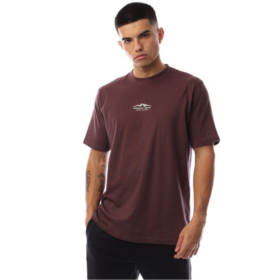 Marshall Artist Heren T-shirt met berglogo, normale pasvorm (Afb.) - Image 2