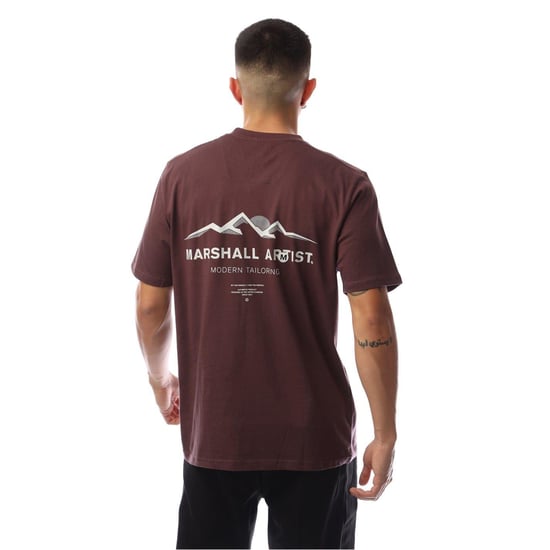 Marshall Artist Heren T-shirt met berglogo, normale pasvorm (Afb.) - Image 3