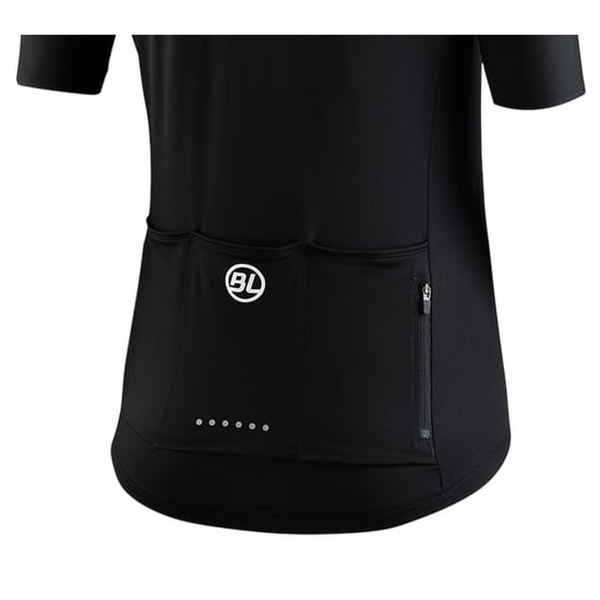 Bicycle Line Karol-jersey met volledige ritssluiting en korte mouwen voor dames (Zwart) - Image 4
