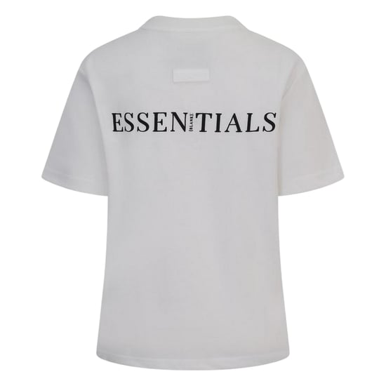 Blank Essentials Womens/Ladies Essentials Logo Boyfriend T-Shirt (Off White) - Image 2