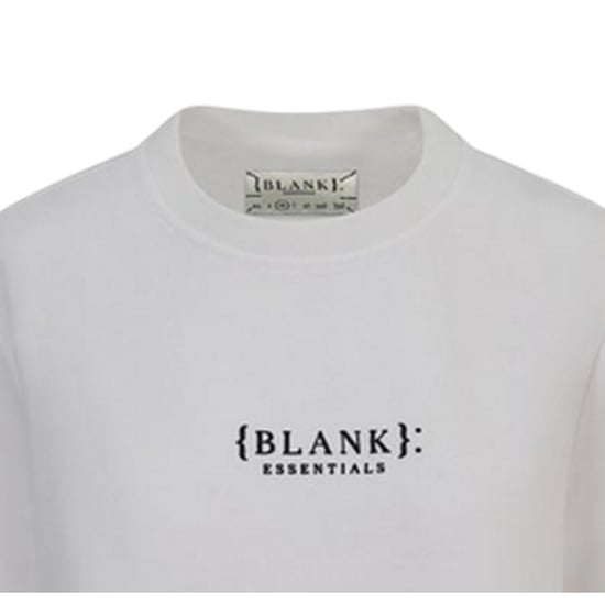 Blank Essentials Womens/Ladies Essentials Logo Boyfriend T-Shirt (Off White) - Image 4