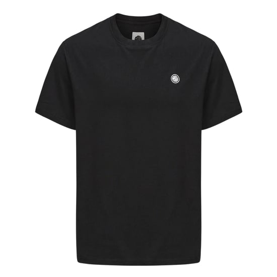 Pretty Green Mens Chest Logo Crew Neck T-Shirt (Black) - Image 1