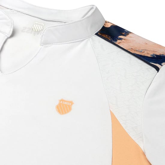 K-Swiss Hypercourt Regular tennis-T-shirt voor dames (Wit) - Image 3