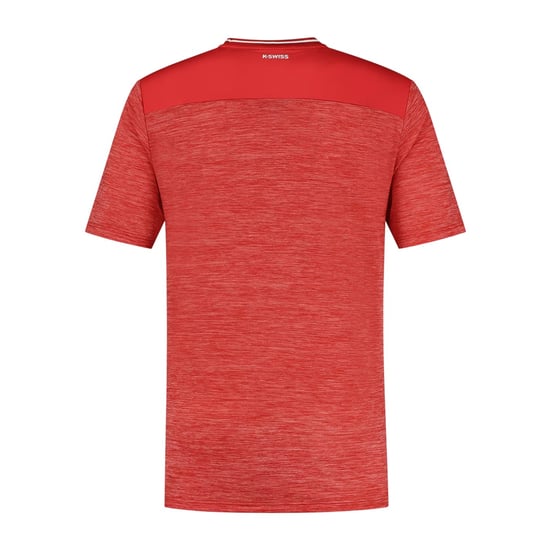 K-Swiss Hypercourt Performance T-shirt voor heren (Lolly rood) - Image 2