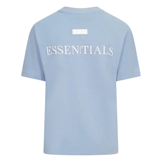 Blank Essentials Womens/Ladies Essentials Logo Boyfriend T-Shirt (Mineral Blue) - Image 3