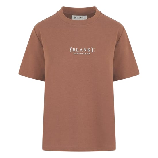 Blank Essentials Womens/Ladies Essentials Logo Boyfriend T-Shirt (Earth Brown) - Image 2