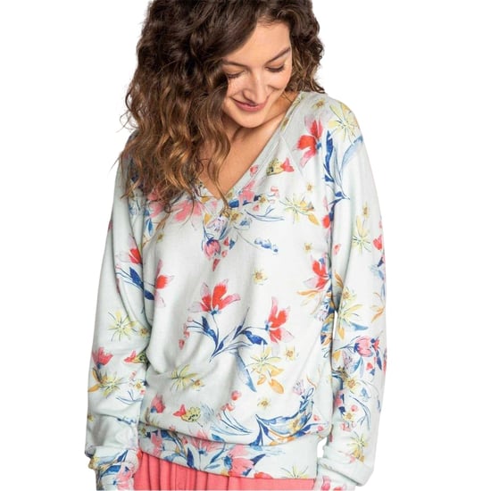 PJ Salvage Dames-T-shirt met lange mouwen en bloemmotief (Veelkleurig) - Image 4