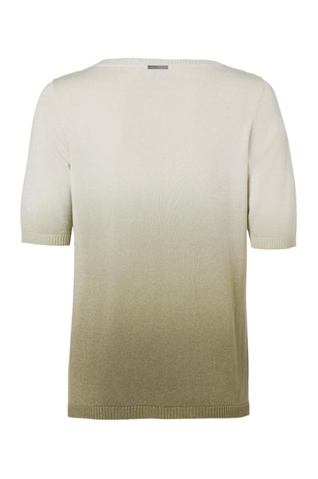 Cecile Top Offwhite / Olijfgroen - Image 4