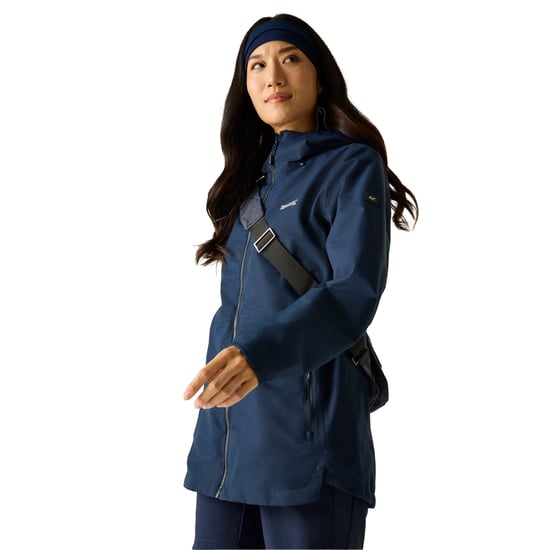 Regatta Womens/Ladies Hamara IV Waterproof Jacket (Navy) - Image 1