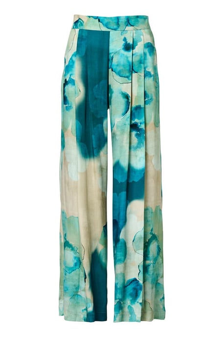 Corby Print Broek Blauw - Image 2