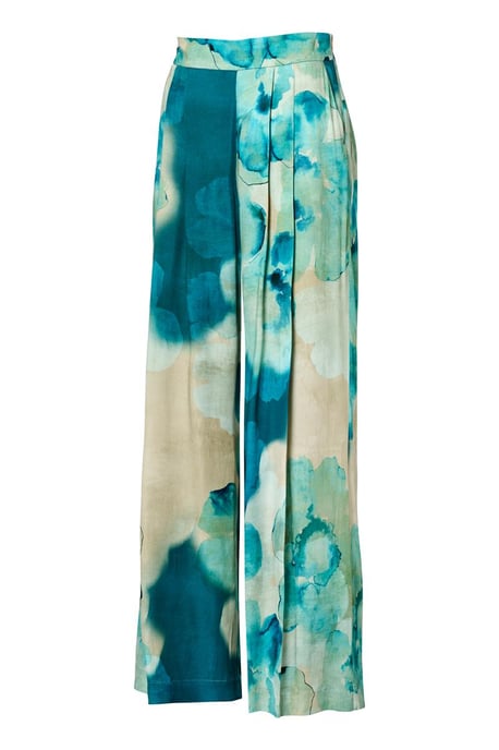 Corby Print Broek Blauw - Image 4