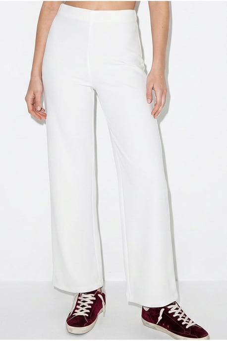 Crew Neck T-Shirt and Wide Leg Trousers Set - Image 6