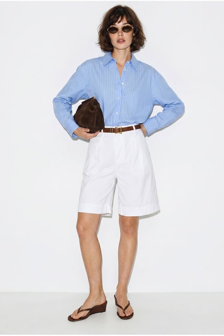 Hoogwaardige Tailleshorts met Ceintuur - Image 2