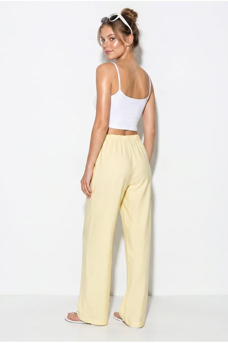 Women’s Wide-Leg Crepe Trousers - Image 5