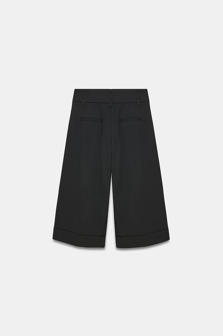 Hoge Taille Wijde Crepe Culottes - Image 6