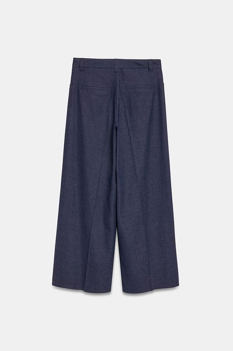 Hoge Taille Wijde Pantalon met Plissé - Image 6