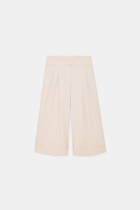 Hoge Taille Wijde Crepe Culotte - Image 5