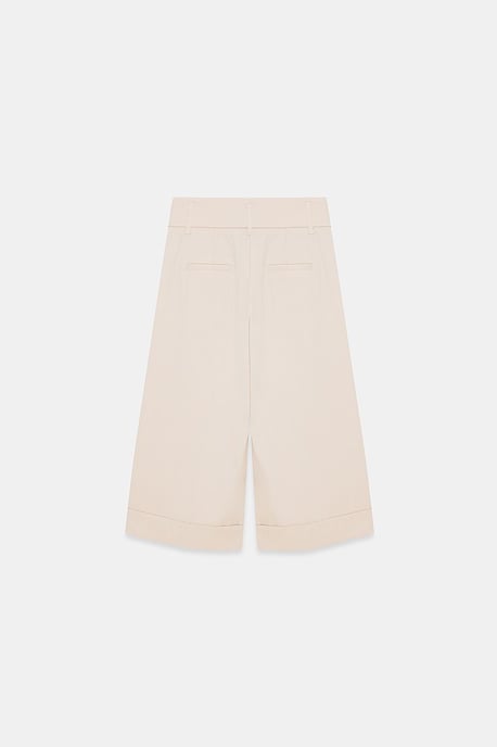 Hoge Taille Wijde Crepe Culotte - Image 6
