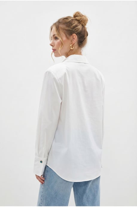 Dames Regular-fit Geweven Crepe Shirt - Image 5