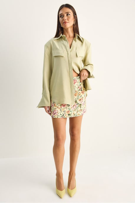Dames Regular-fit Woven Crepe Blouse - Image 6
