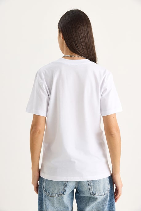 Comfort Fit V-Neck Combed Cotton T-Shirt - Image 4