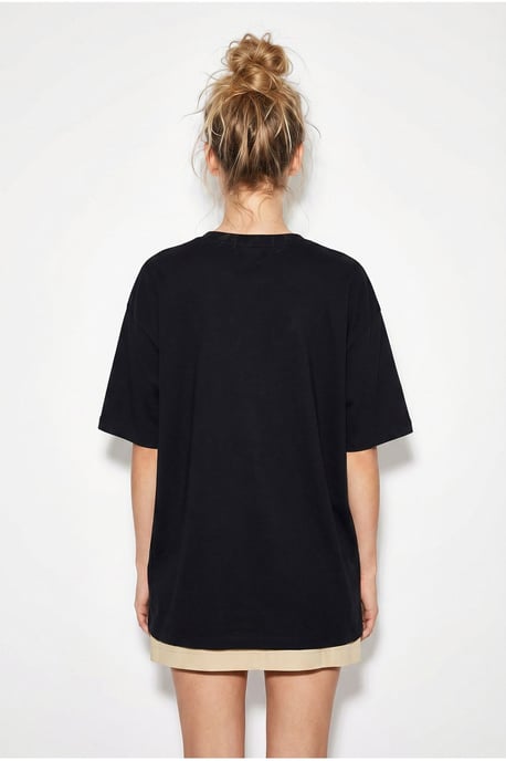 Pailletten Bedrukt T-shirt met Ronde Hals - Image 5