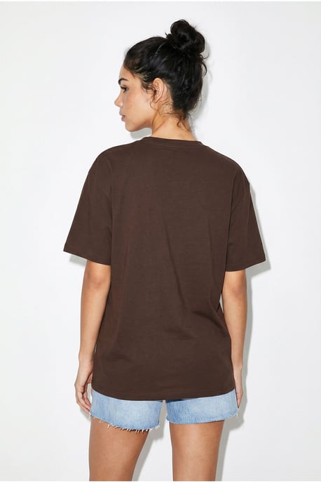 Oversized Gedrukt Katoenen Jersey T-shirt - Image 4
