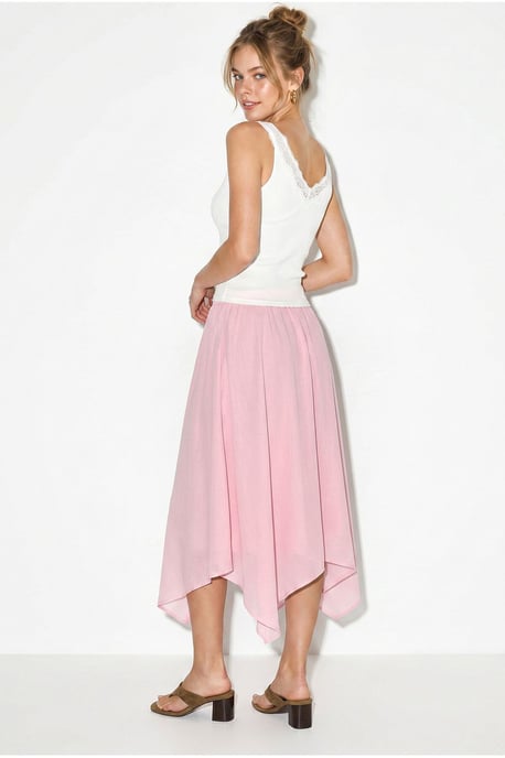 High-Waist A-Line Midi Skirt - Image 5