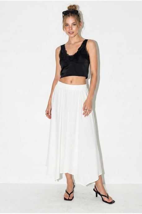 Hoge Taille A-Lijn Midi Rok - Image 2