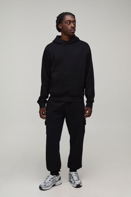 Boxy Hooded Cargo Tracksuit - Image 1