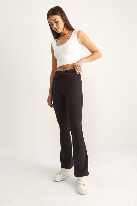 High-Waist Flare Leggings - Image 4