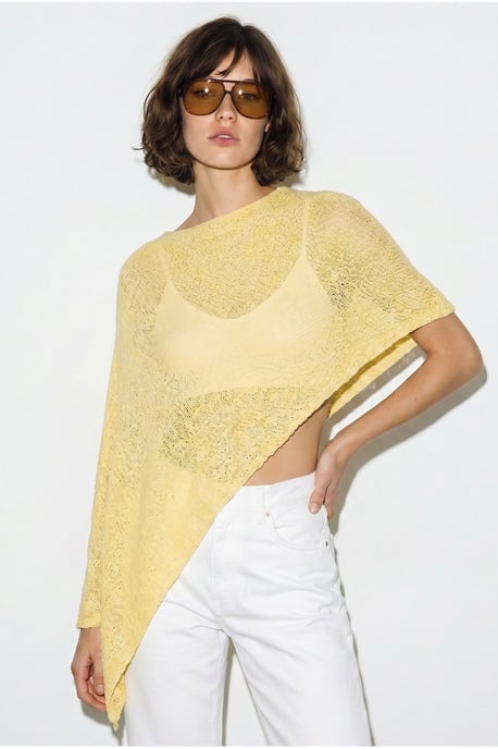 Dames Gebreide Cut-Out Strandcover-up - Image 3