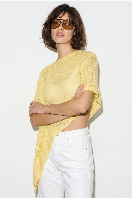 Dames Gebreide Cut-Out Strandcover-up - Image 4
