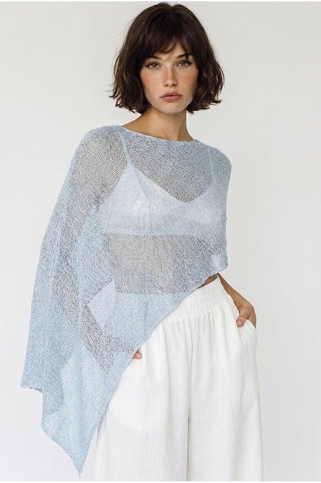 Dames Gebreid Cut-Out Strandovergooi - Image 3