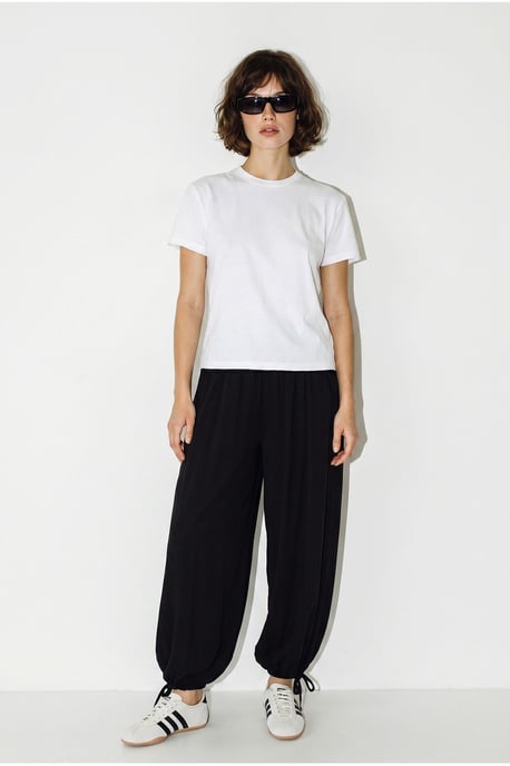 Dames Enkel-lange Salwar Broeken Met Knoop Taille - Image 3