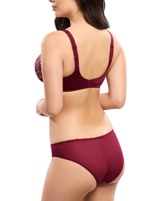 Empreinte Agathe Brief - Amarante - Image 6