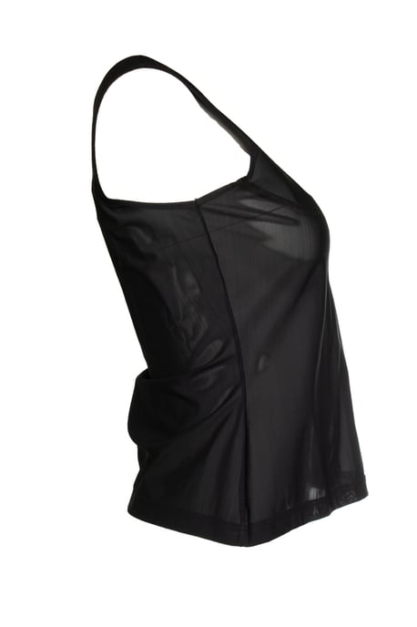 Mugler, Sheer top in black - Image 4