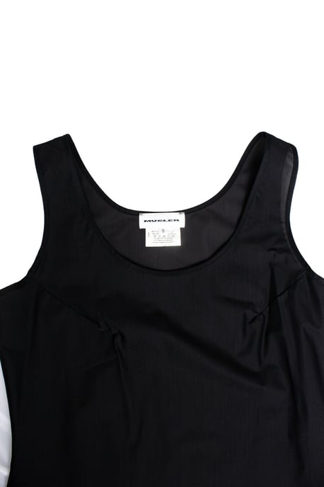 Mugler, Sheer top in black - Image 5