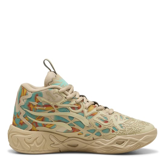 Boys Puma Mb.04 Flare Basketball Trainers in Lght Snd-qutic - Image 4