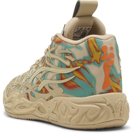 Boys Puma Mb.04 Flare Basketball Trainers in Lght Snd-qutic - Image 5